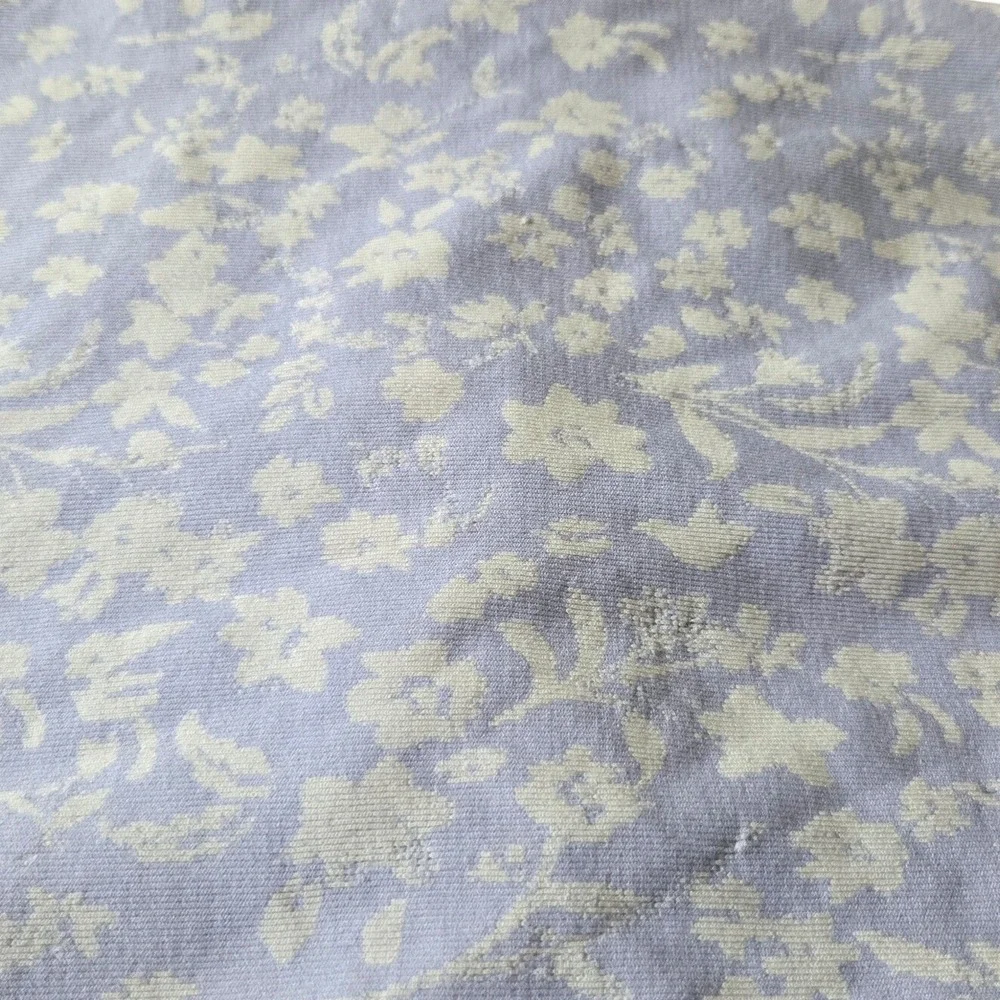 Free People Intimately Lavender Floral Ribbed Bodysuit Size XS/S Scoop Neck - Picture 3 of 5